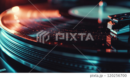 Close up of vinyl record Close up of vinyl record 120256700