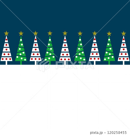 クリスマスツリー ホワイトスペース クリスマスツリー ホワイトスペース 120258455