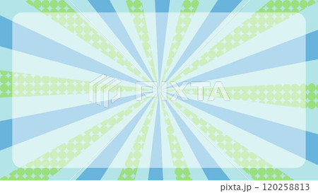 背景付き爽やかなサンバースト風ベクターパターン 背景付き爽やかなサンバースト風ベクターパターン 120258813