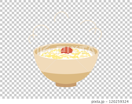 插圖靈感來自酸梅雞蛋粥 120259324