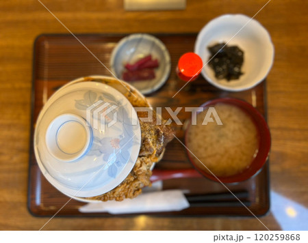 フタが閉まらないカツ丼（青森県弘前市） 120259868