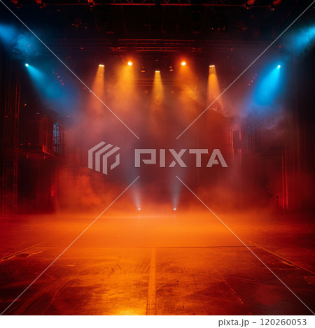Stage Lighting with Smoke and Fog 120260053