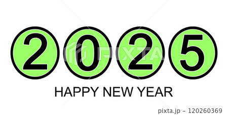Happy new year 2025 design. 120260369
