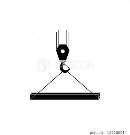 Crane hook logo vector 120260914
