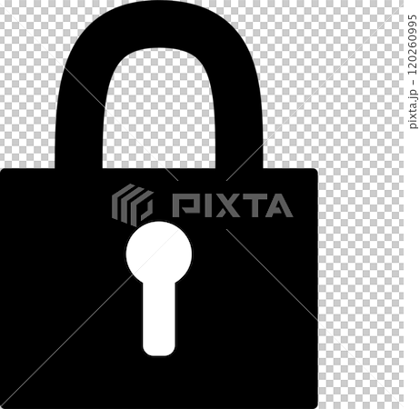 鎖定的掛鎖圖圖標 120260995