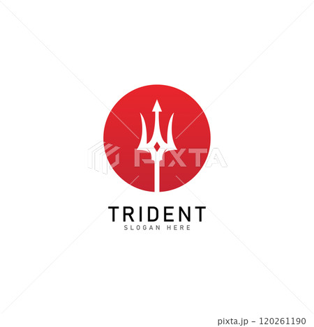 trident logo template vector icon illustration design trident logo template vector icon illustration design 120261190