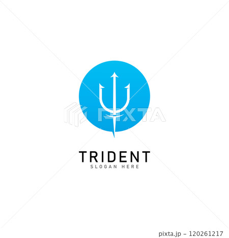 trident logo template vector icon illustration design trident logo template vector icon illustration design 120261217