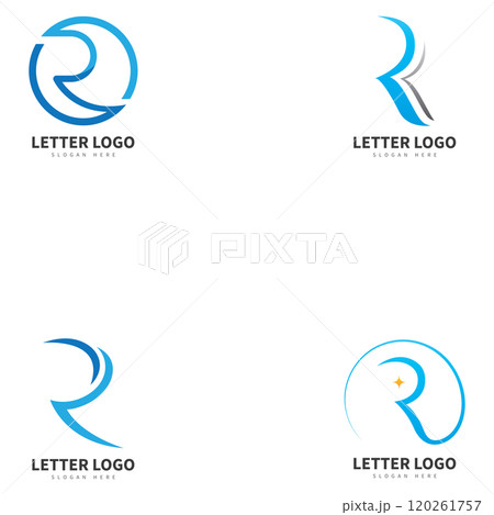 R letter vector logo abstract R letter vector logo abstract 120261757
