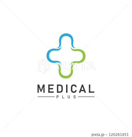 plus vector medical health template illustration icon 120261851