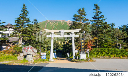 秋の御嶽山登山:田の原登山口(王滝口登山道) 秋の御嶽山登山:田の原登山口(王滝口登山道) 120262084