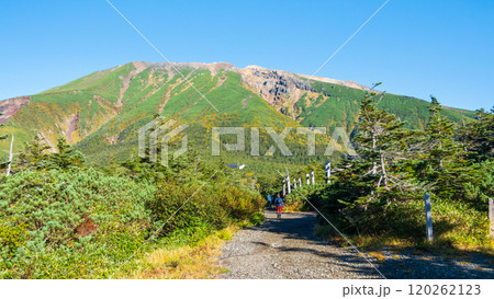 秋の御嶽山登山：王滝口登山道 120262123