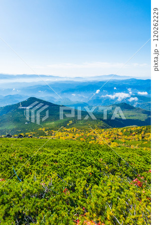 秋の御嶽山登山:登山道からの眺め(八合目石室避難小屋~王滝頂上) 秋の御嶽山登山:登山道からの眺め(八合目石室避難小屋~王滝頂上) 120262229