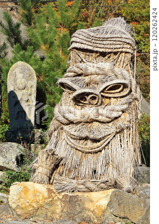 芦ノ尻の道祖神　長野市大岡 120262424