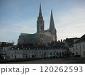 夕日に染まる大聖堂inフランス 120262593