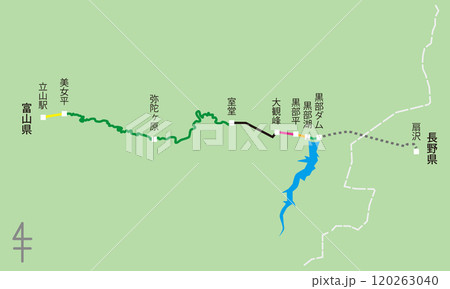 シンプルな黒部立山アルペンルート シンプルな黒部立山アルペンルート 120263040