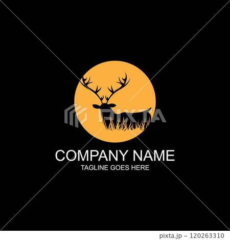 Deer Logo Template vector 120263310