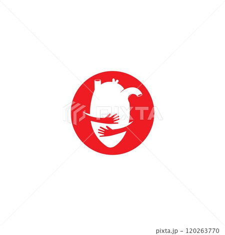 Human heart medical vector illustration Human heart medical vector illustration 120263770