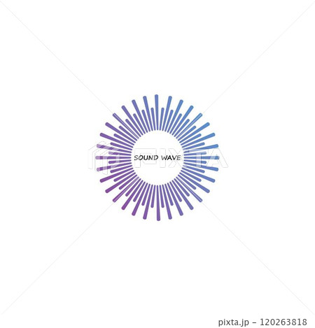 sound wave ilustration logo vector sound wave ilustration logo vector 120263818