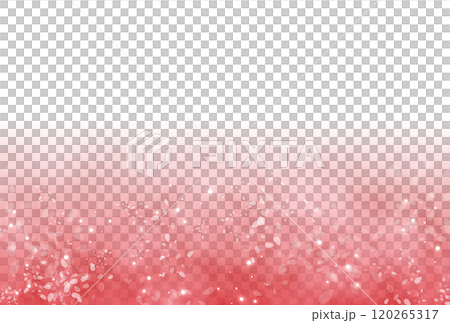 赤の花びらとグラデーション 120265317