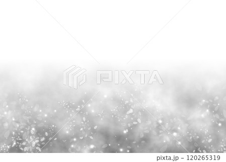 グレーの花びらとグラデーション 120265319