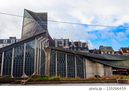 Church of Saint Joan of Arc in the center of the ancient market square in Rouen, Normandy, France Church of Saint Joan of Arc in the center of the ancient market square in Rouen, Normandy, France 120266439