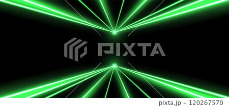 Green laser beams, concert or nightclub spotlights light effect. Green laser beams, concert or nightclub spotlights light effect. 120267570