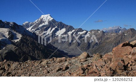 Mount Cook in summer, New Zealand. 120268252