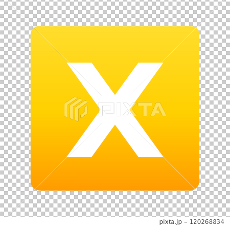黃色漸變|X圖標 黃色漸變|X圖標 120268834