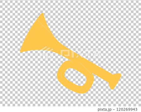 シンプルなラッパのイラスト素材 120269943