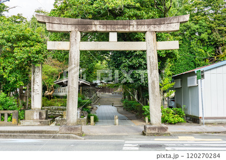 三嶋大社（伊豆諸島の開拓神　伊豆国の一宮）　鳥居　静岡県三島市大宮町 120270284