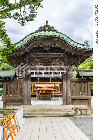三嶋大社（伊豆諸島の開拓神　伊豆国の一宮）　神門　静岡県三島市大宮町 120270292