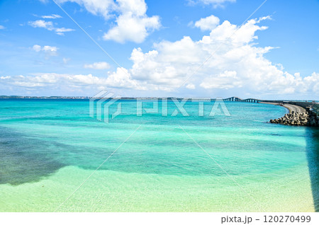 宮古島のとても美しい海の風景 宮古島のとても美しい海の風景 120270499