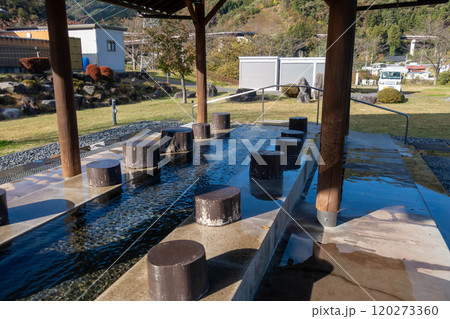 道の駅吾妻峡の足湯　群馬県 120273360