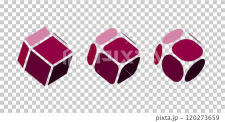 Garnet rough stone vector illustration 120273659