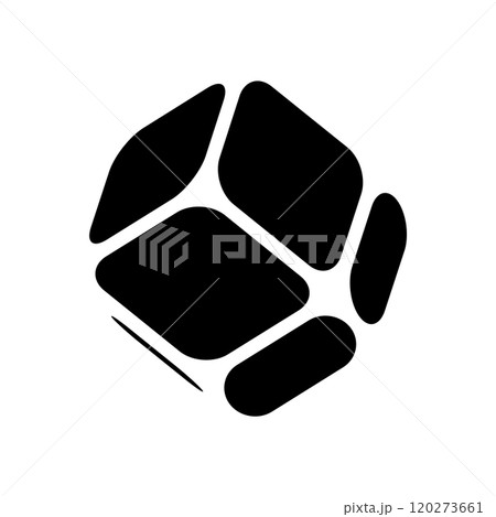 菱形十二面体のベクターイラスト 菱形十二面体のベクターイラスト 120273661