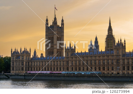 Westminster palace or Houses of parliament and Big Ben tower, London, UK. Westminster palace or Houses of parliament and Big Ben tower, London, UK. 120273994
