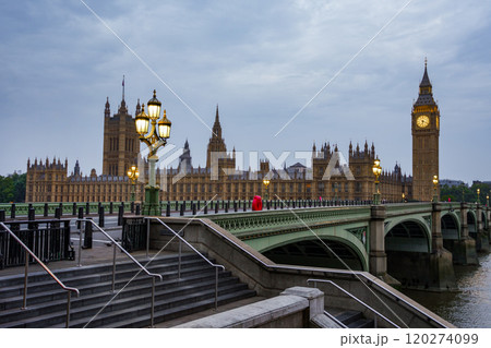 Westminster palace or Houses of parliament and Big Ben tower, London, UK. Westminster palace or Houses of parliament and Big Ben tower, London, UK. 120274099