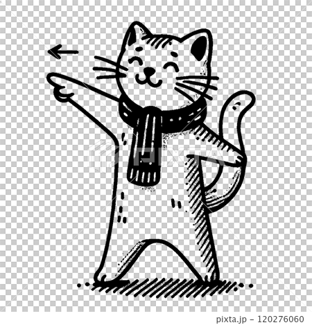 Pointing Cat Pointing Cat 120276060