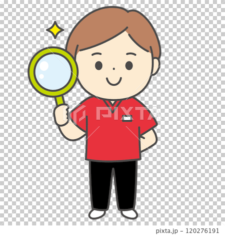 歯科医師　キャラクターイラスト　アイコン 120276191