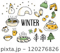 シンプルな冬アイコンセット 120276826