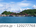 フェリーから見える長崎の橋 120277768