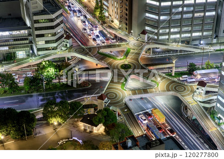 川崎市、川崎ハローブリッジの夜景 120277800