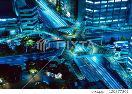 川崎市、川崎ハローブリッジの夜景 120277801