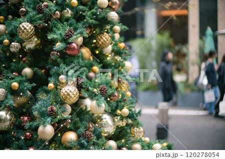 クリスマスシーズンの街並み クリスマスシーズンの街並み 120278054