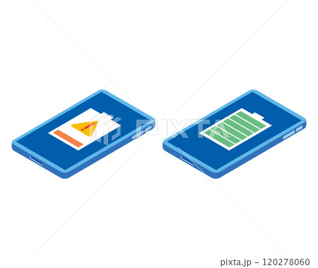 スマートフォンのバッテリー状態 120278060