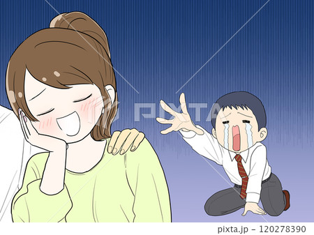 女性を奪われた男性  120278390