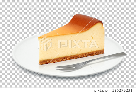 Cheesecake illustration realistic Cheesecake illustration realistic 120279231