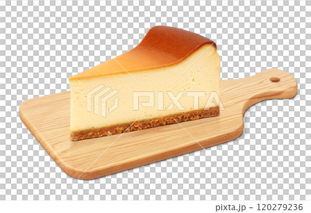 起司蛋糕插畫真實 起司蛋糕插畫真實 120279236