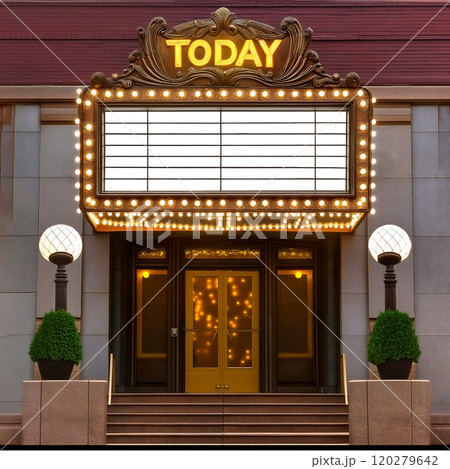 marquee cinema billboard 120279642