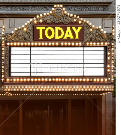 marquee cinema billboard 120279678